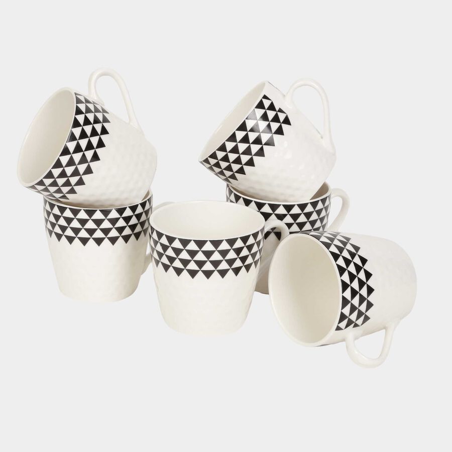 180 ml Bone China Mug Set of 6, , large image number null