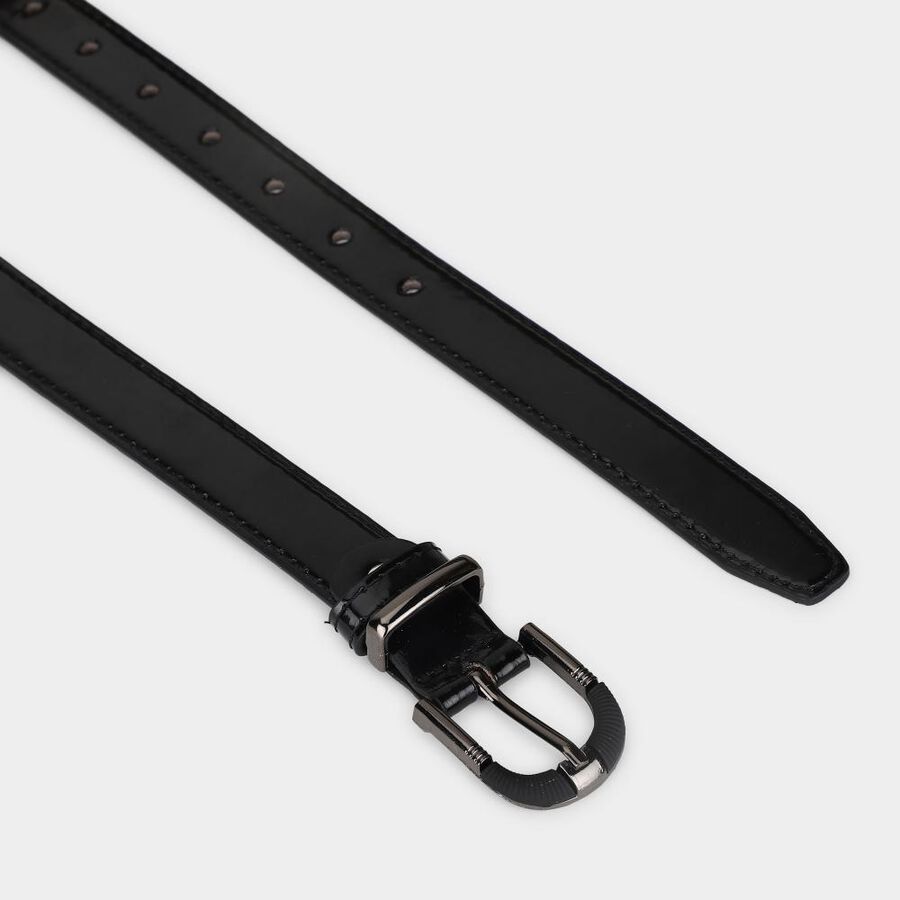 Women's Brown Pu Belt, , large