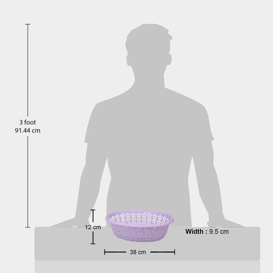 Polyurethanerple Plastic Basket, , large image number null
