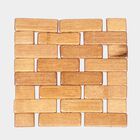 Brown Wood Coaster, , small image number null