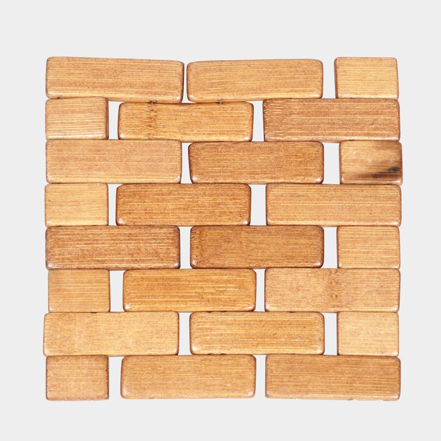 Brown Wood Coaster, , large image number null