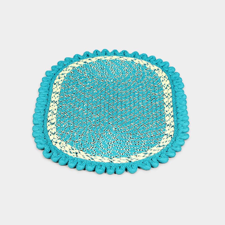 Green Polyester Door Mat, , large image number null