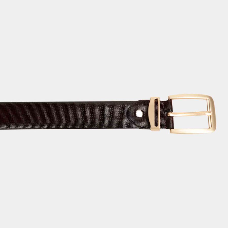 Men's Brown Polyurethane Formal Belt, , large image number null