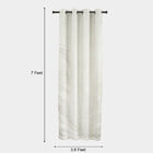 7ft. Aqua Polyester Curtain, , small
