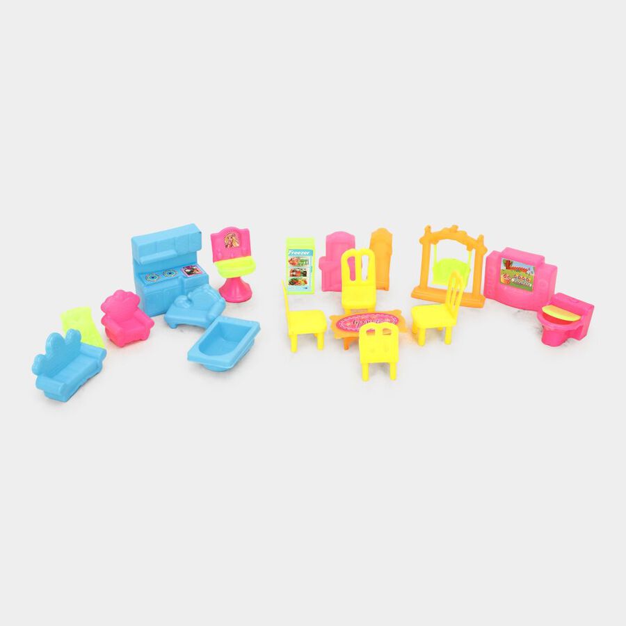 Kid's Plastic Doll House, , large image number null