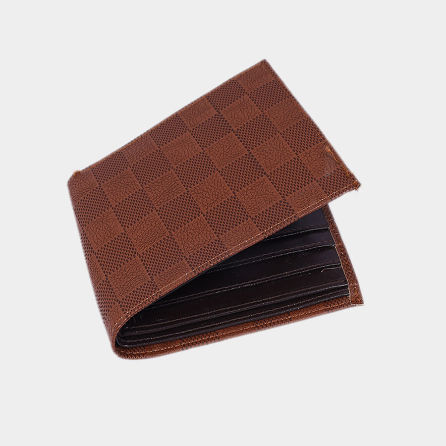 Men PU Tan Wallet, , large image number null