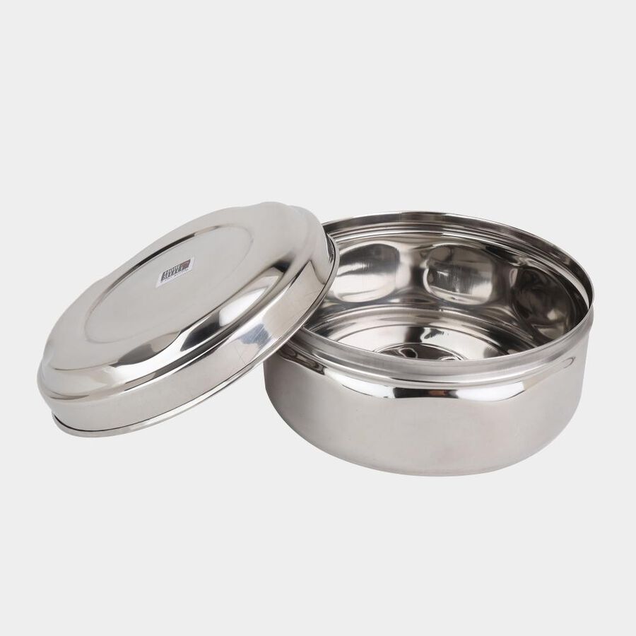 450 ml Stainless Steel Poori Dabba, , large image number null