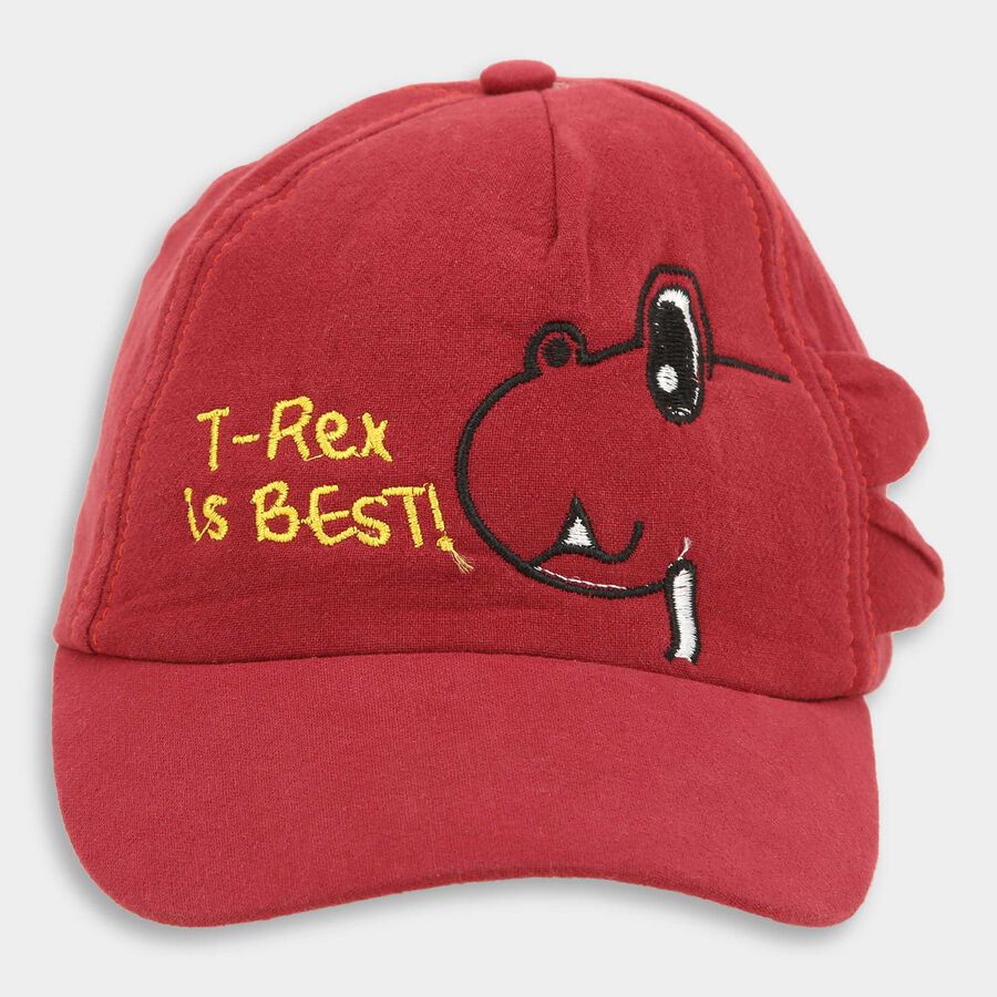 Kids' Red Fabric Cap, , large image number null