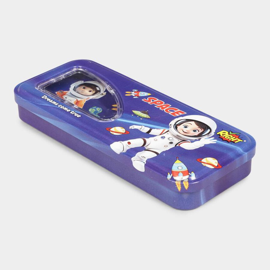 Kid's Space Metal Pencil Box, , large