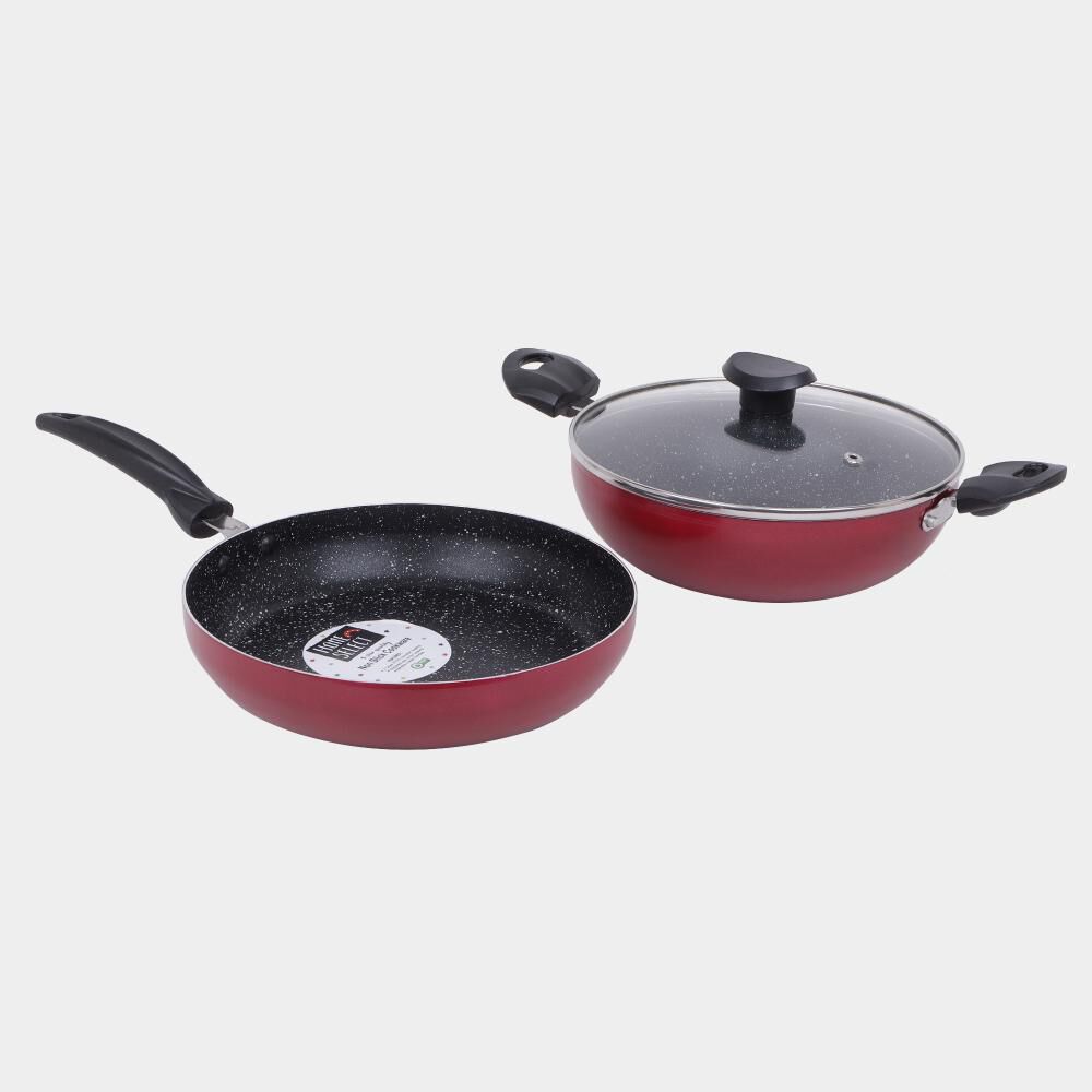1 L Frypan, 1.5 L Kadhai Non-Stick Cook & Serveware 1 L Frypan, 1.5 L Kadhai Non-Stick Cook & Serveware