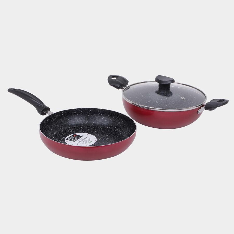 Kadhai + fry Pan with Lid, , large image number null