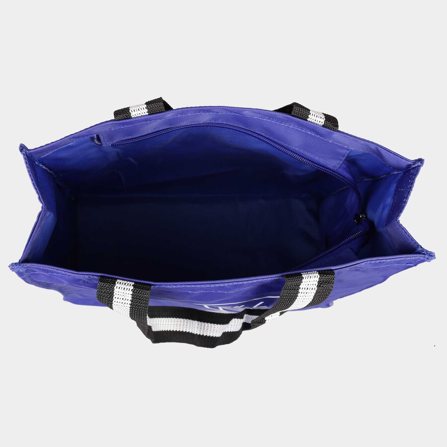 Blue Fabric-Polyester Bag, , large image number null