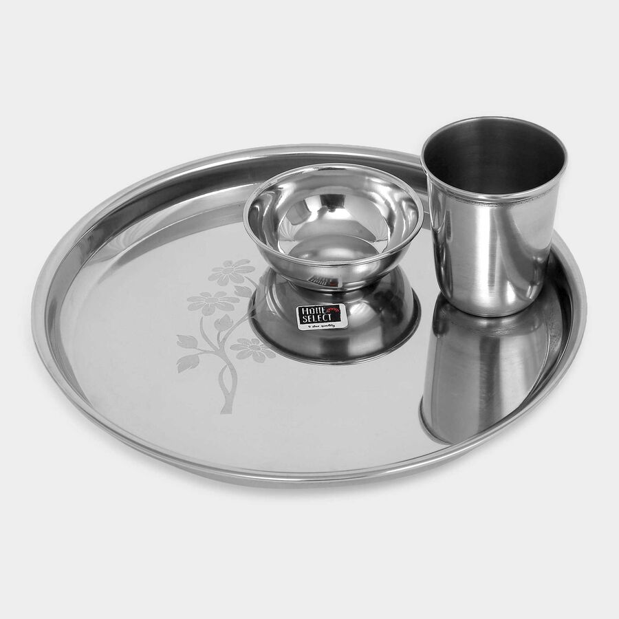 3 Pcs. Stainless Steel Meal Set, , large image number null