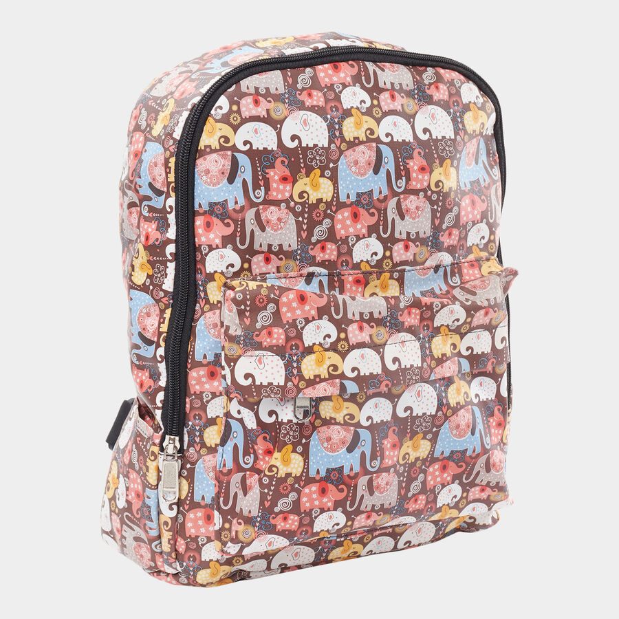 Women Brown Backpack, , large image number null