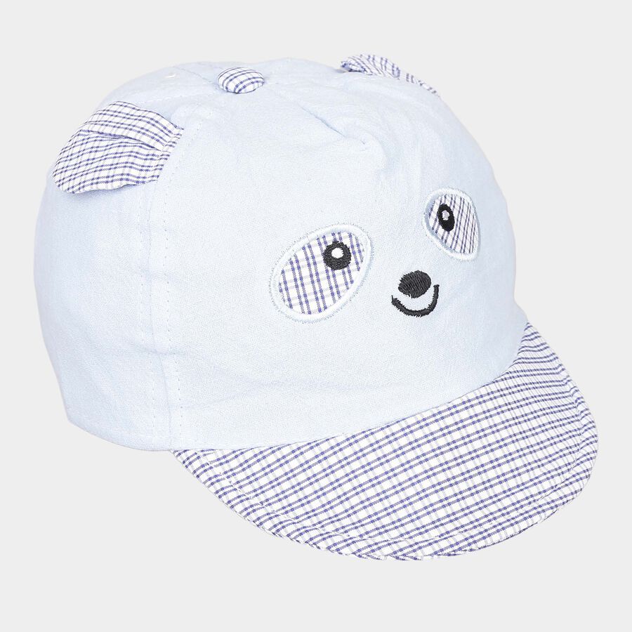 Kids' Blue Nylon Cap, , large