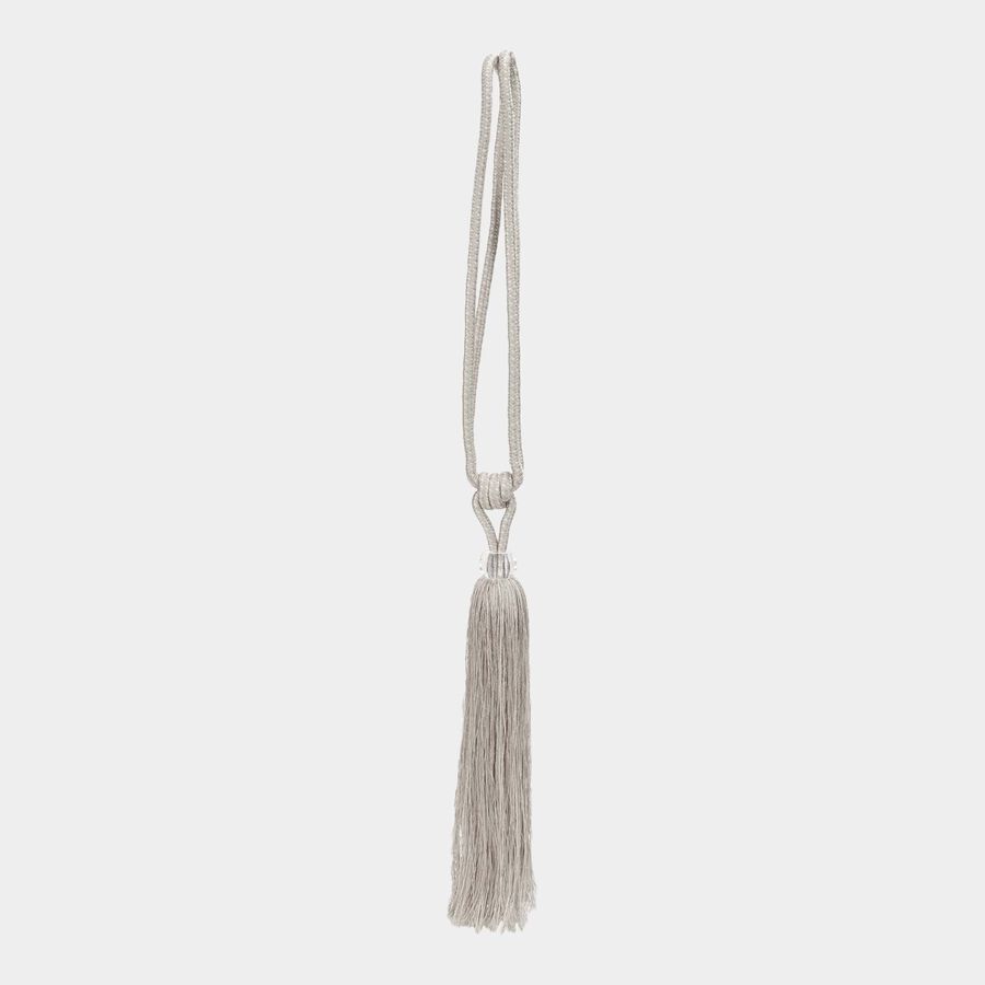 Grey Microfiber Tieback Rope, , large image number null