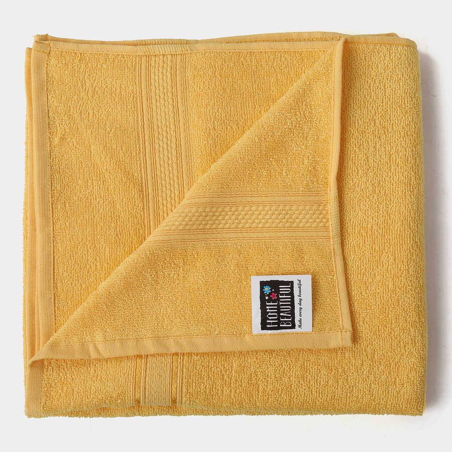 370 GSM Yellow Cotton Bath Towel, , large image number null
