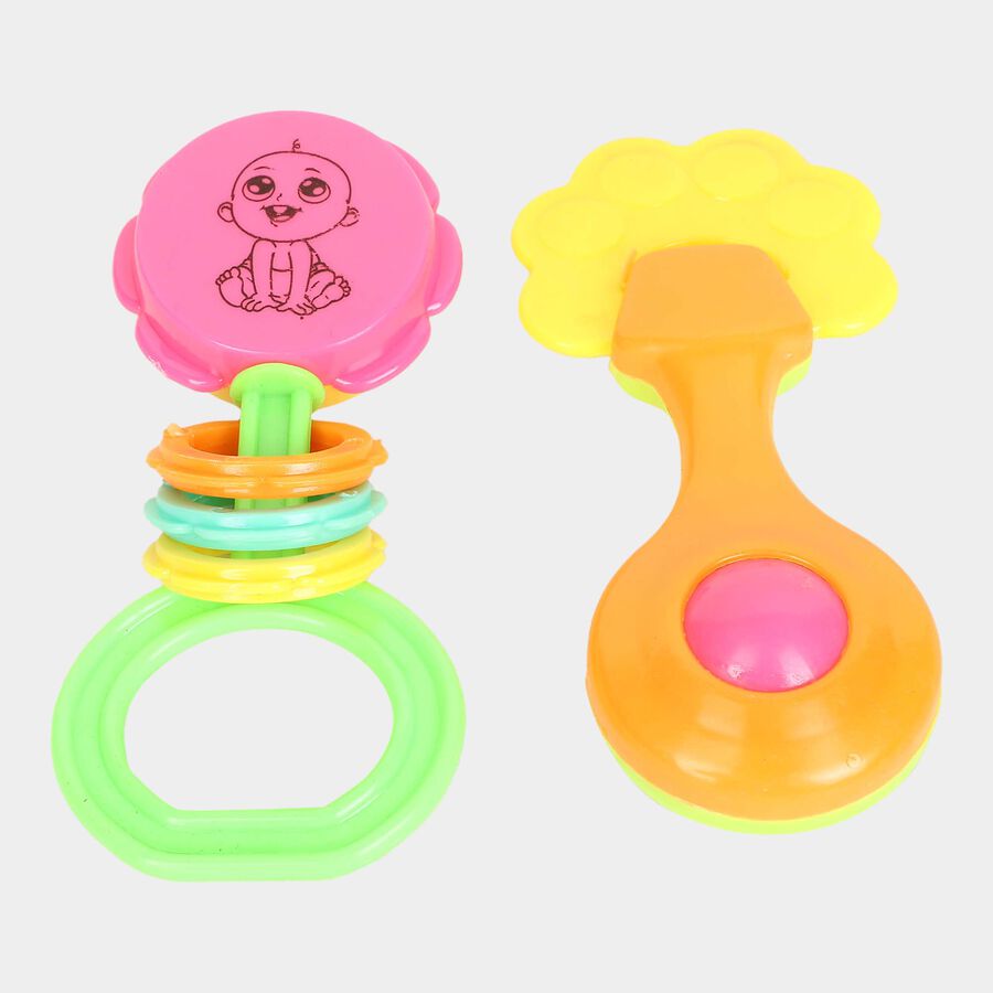 Baby Rattles, Set of 6(Colour/Design May Vary), , large image number null