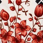 Red Floral Printed Double Blanket, , small image number null