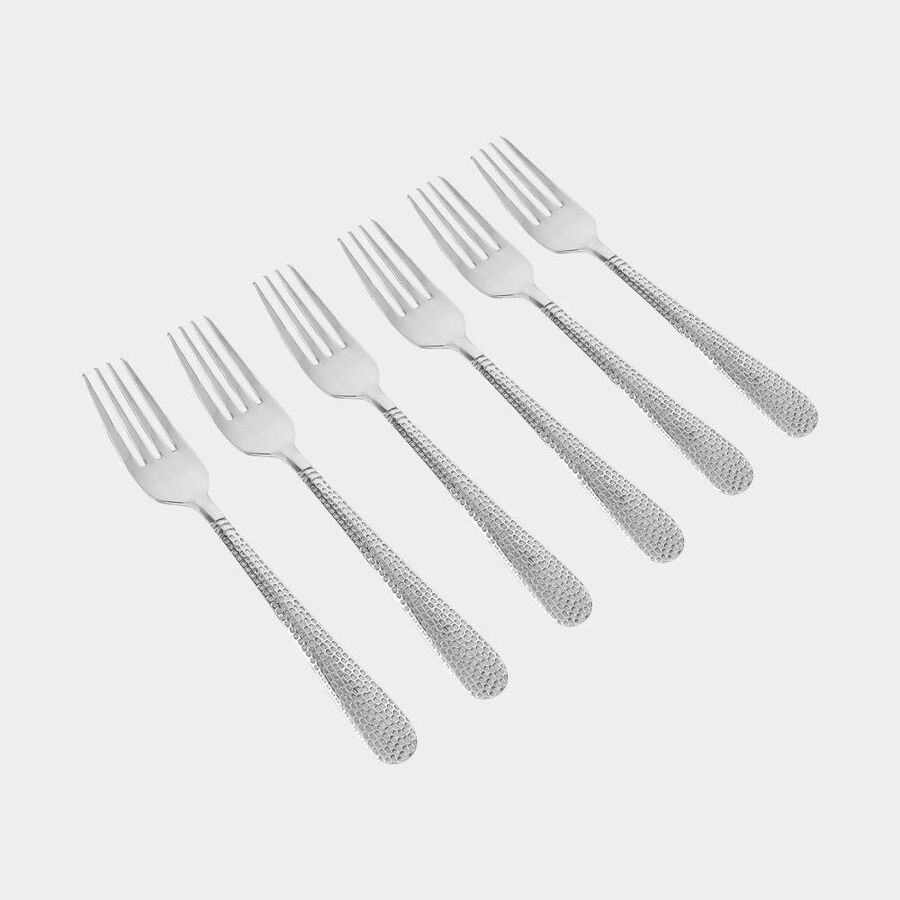 Set of 6 Steel Baby Forks, , large image number null