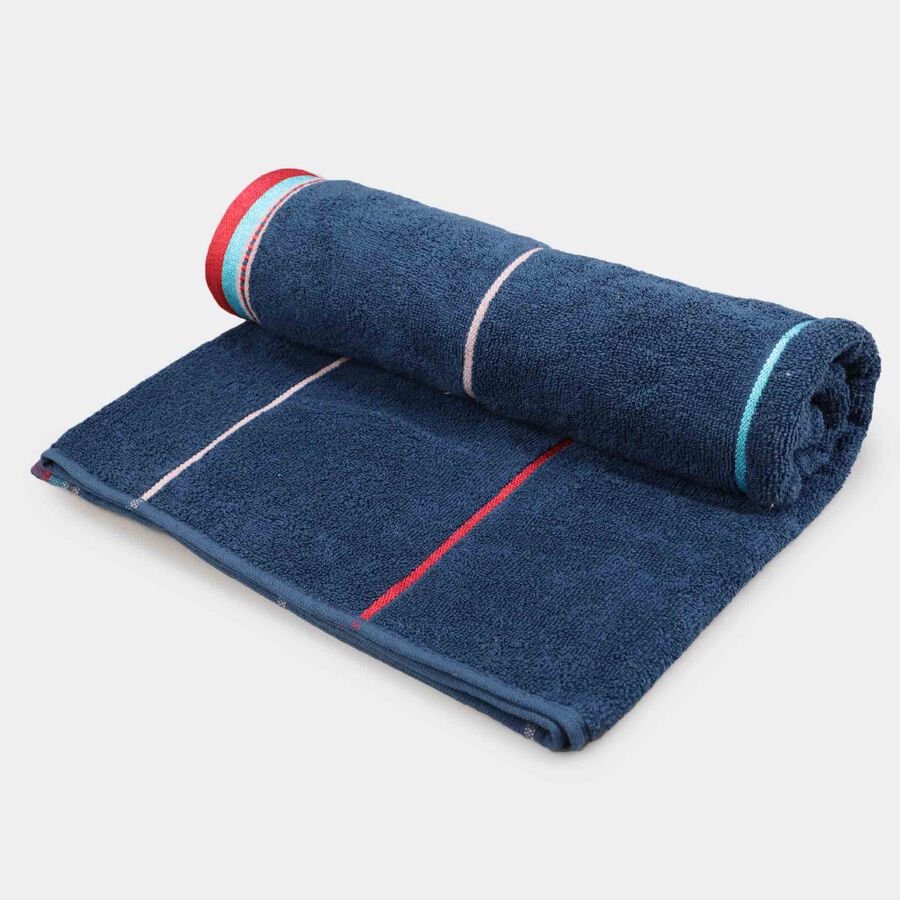 420 GSM Navy Cotton Bath Towel, , large image number null
