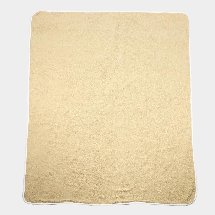 Classic White Cotton Baby Blanket, , large