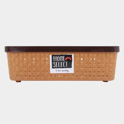 Brown Plastic Basket