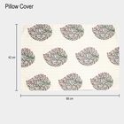 Pink Cotton Double Bedsheet with Pillow Cover, , small