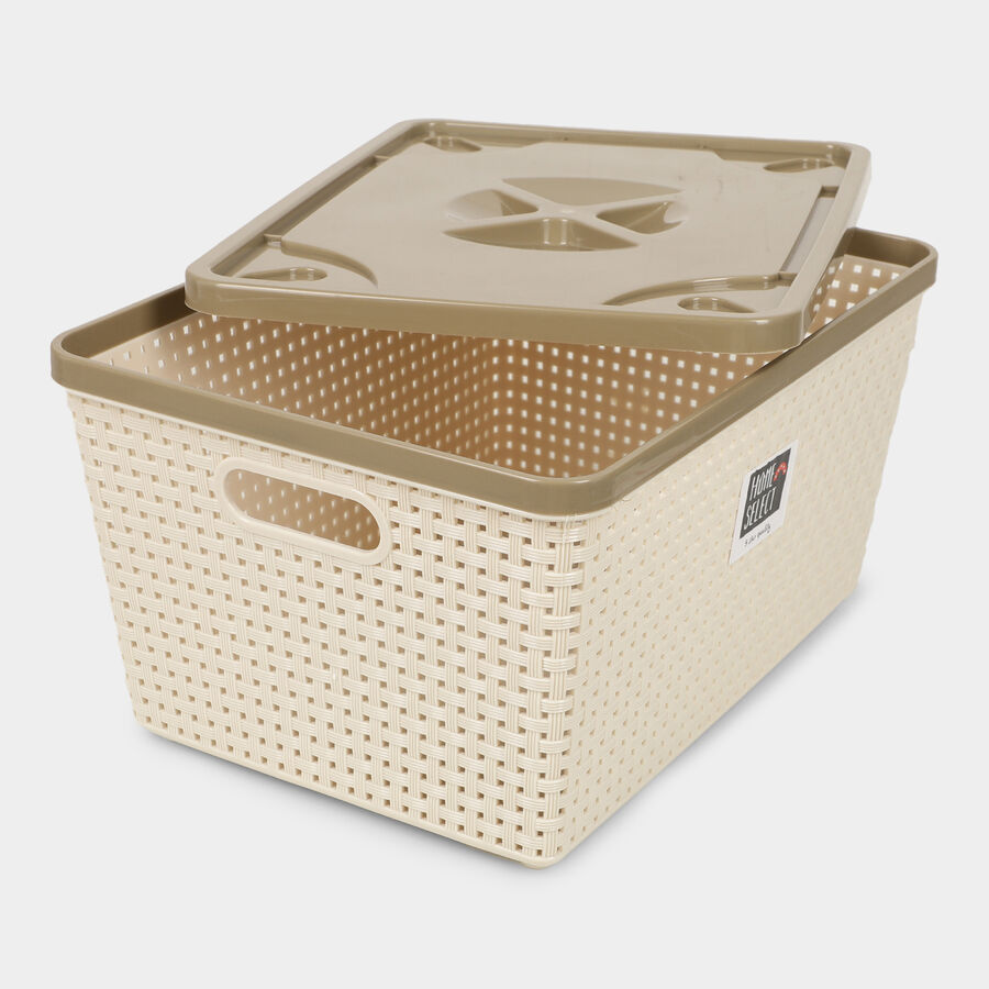 Dune Basket with Lid, , large image number null