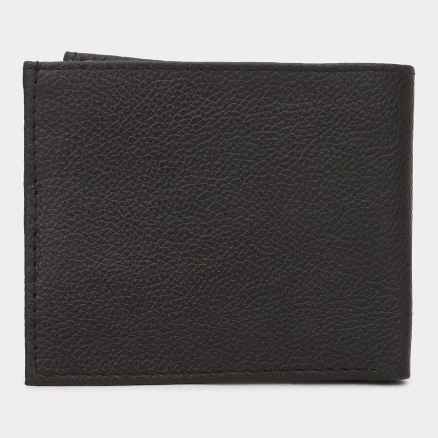 Men's BlackLeather Wallet, , large