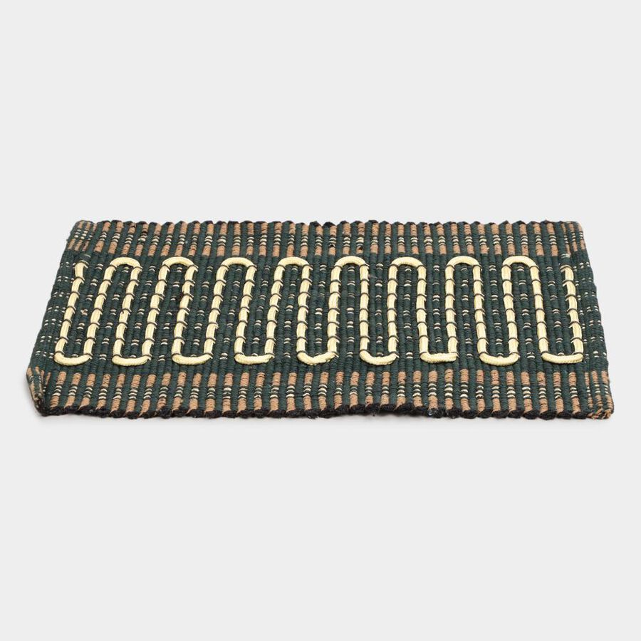 Green Polyester Door Mat, , large image number null