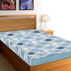 Blue Microfiber Single Bedsheet, , small image number null