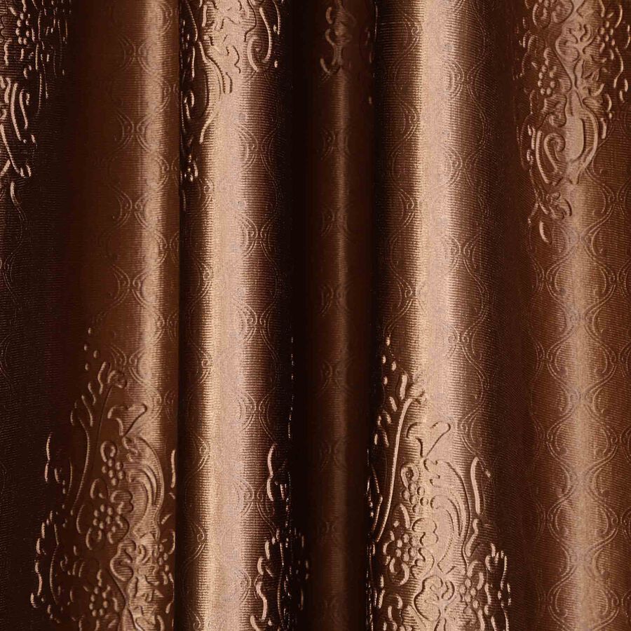 5ft. Brown Window Curtain, , large image number null