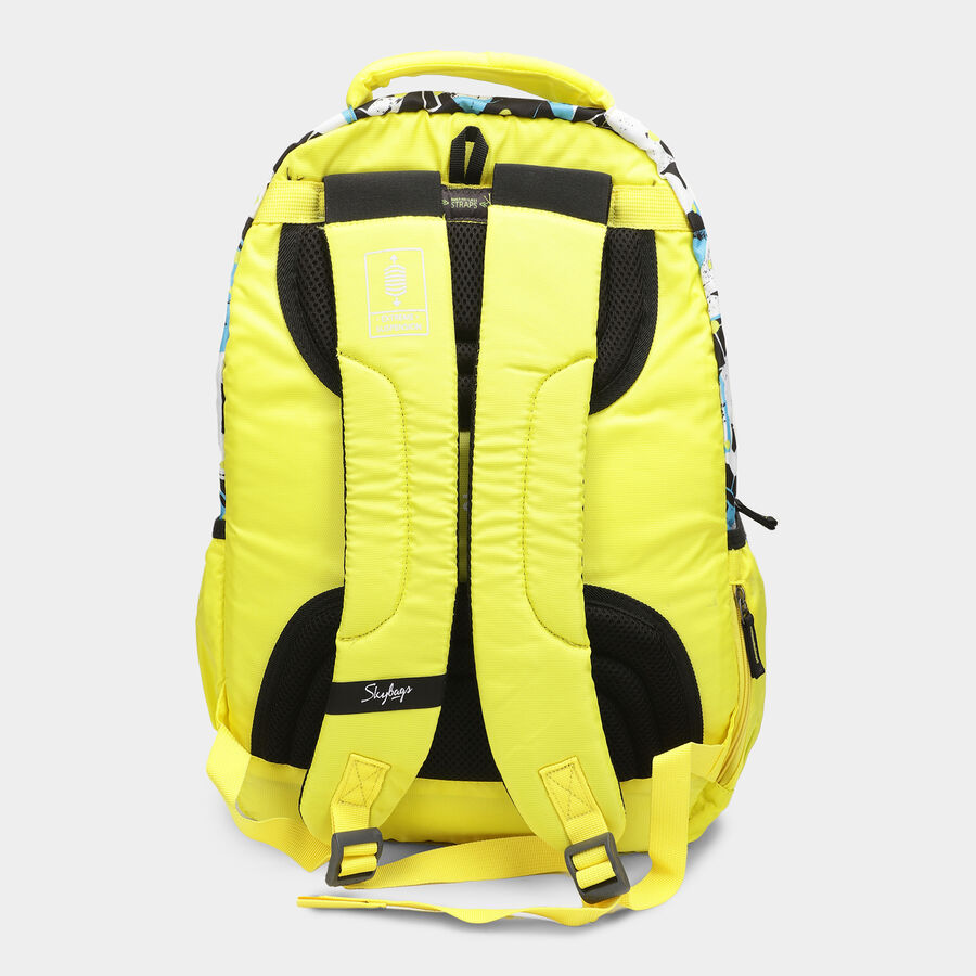 Light Blue Fabric Backpack, , large