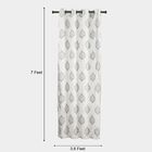 7ft. Light Grey Microfiber Door Curtain, , small image number null