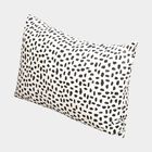 Black and White Abstract Printed Pillow Cover, , small