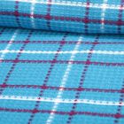 220 GSM Blue Cotton Blend Bath Towel, , small