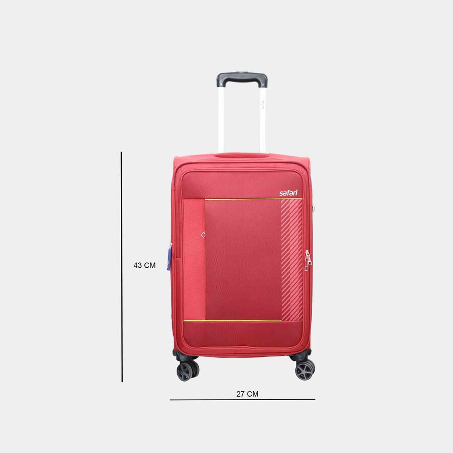 8-Wheel Polyester Soft Case Trolley, Medium, , large image number null