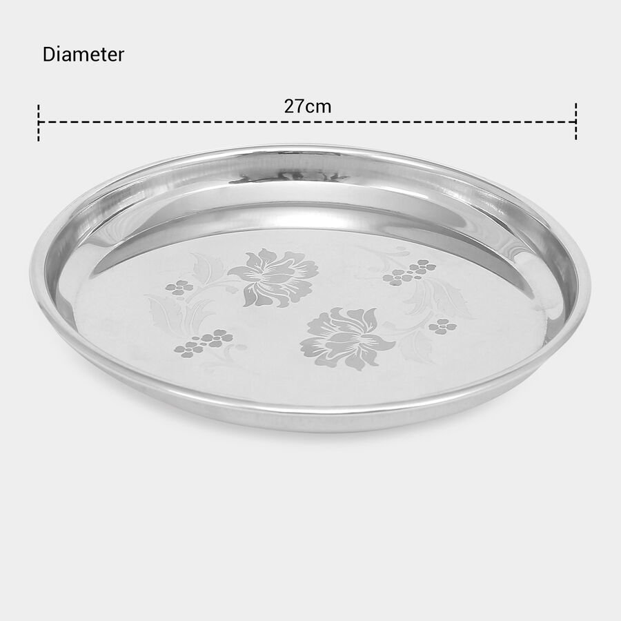 Stainless Steel Plate, 27.5 cm, , large image number null