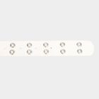 Women's White Polyurethane Belt, , small image number null