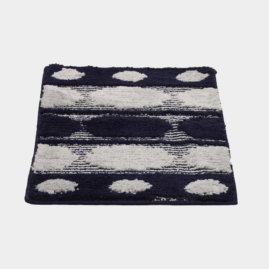 Anti-SKId Blue Polyester Door Mat, , large image number null