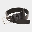 Men's Black Leather Formal Belt, , small image number null