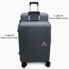 8-Wheel Polypropylene Hard Case Trolley, Set of 2, , small