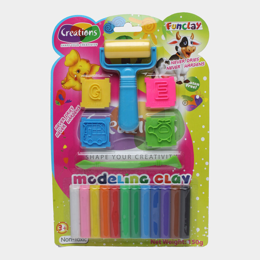 Modelling Clay Set, 12 Shades, , large image number null
