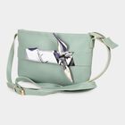 Light Blue Polyurethane Sling Bag, , small image number null