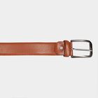 Men's Tan Polyurethane Casual Belt, , small image number null