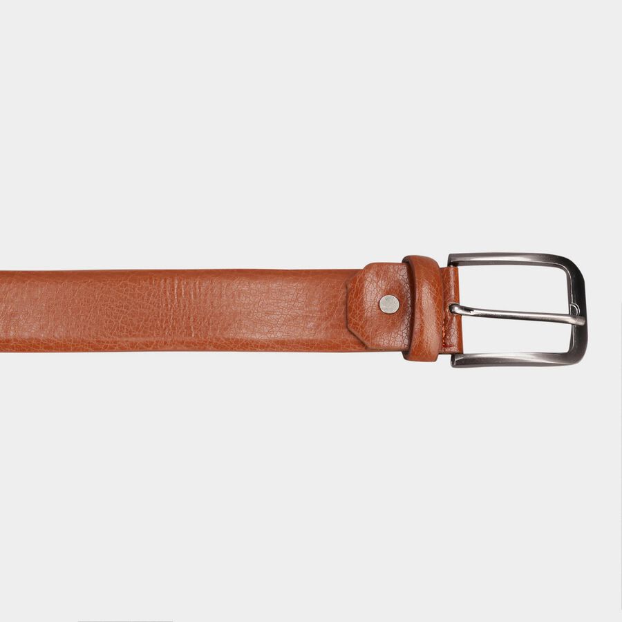 Men's Tan Polyurethane Casual Belt, , large image number null
