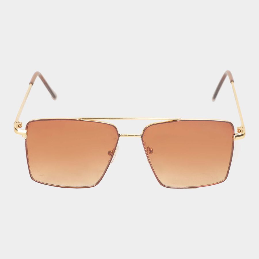 Men's Square Sunglasses, Metal, , large image number null