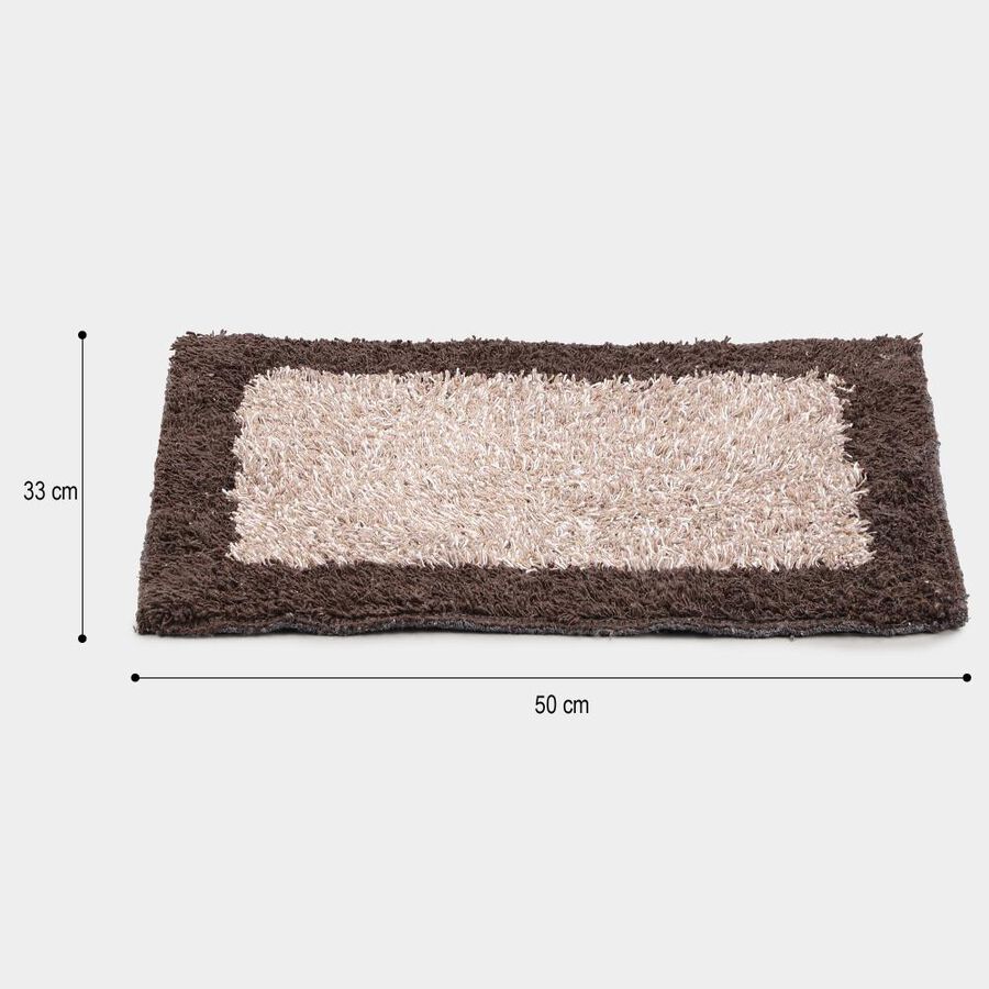 Brown Polyester Door Mat, , large