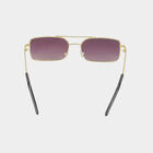 Men's Metal Gradient Square Sunglasses, , small image number null